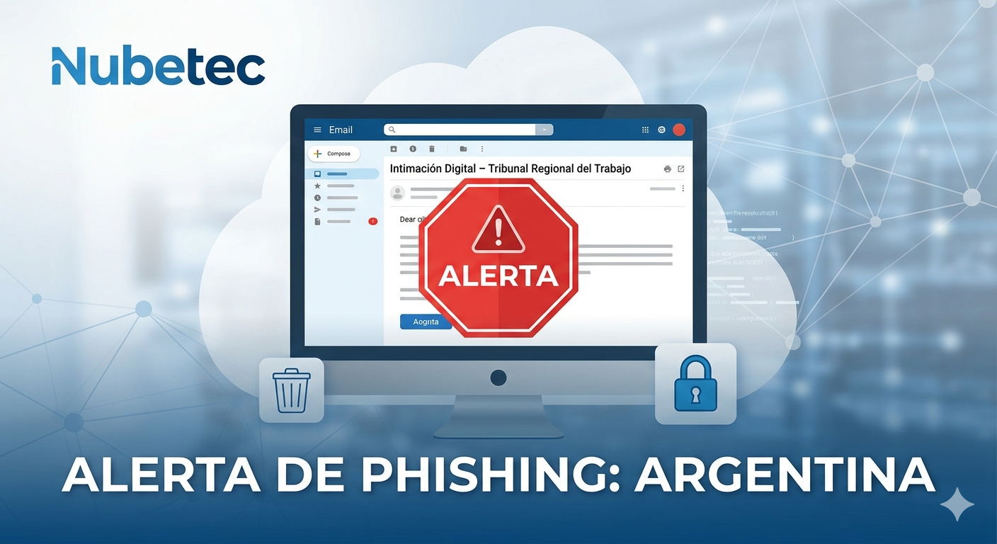 Alerta de Phishing: El falso “Tribunal Regional del Trabajo” que busca estafar a las empresas
