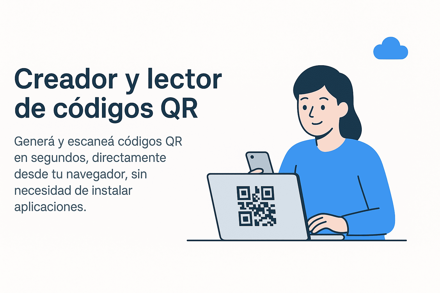 Escaneá o creá tus propios QR en segundos.